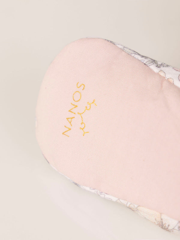 PINK FLOWER PRINT BOOTIES