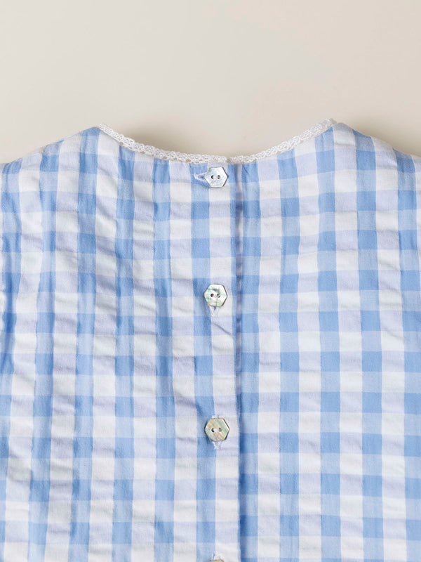 MINI WITH BLUE VICHY PANTIES