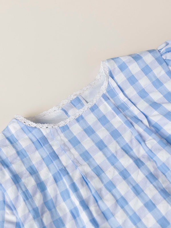 MINI WITH BLUE VICHY PANTIES