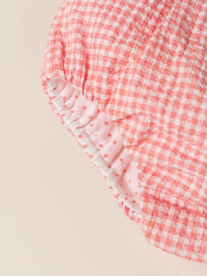 MINI WITH PANTIES STRAWBERRY LACE SLEEVE