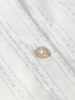 CREAM FLOWER PRINTED Ruffle Sleeve Blouse