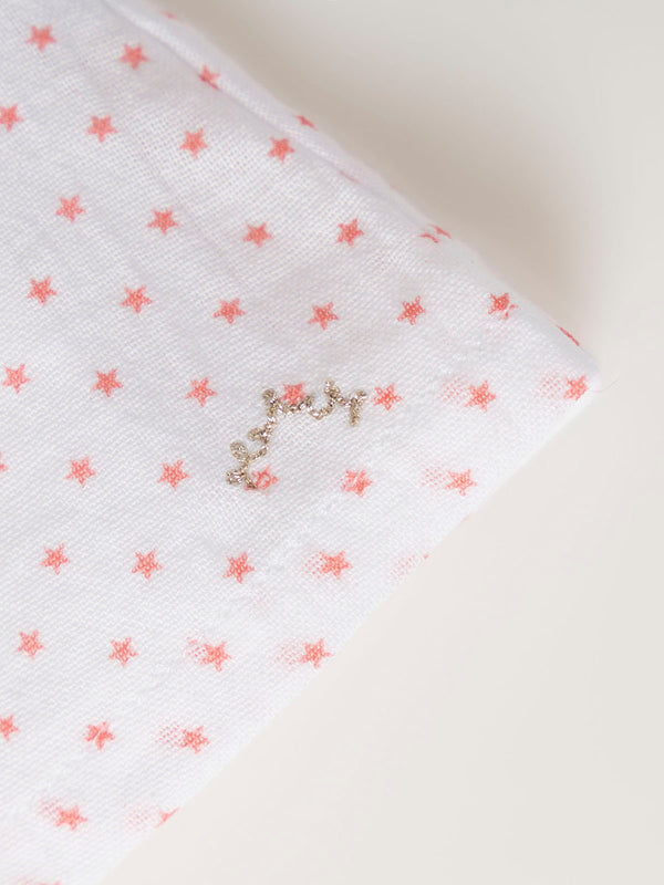 STRAWBERRY STARS CHIFFON BLOUSE STRAWBERRY