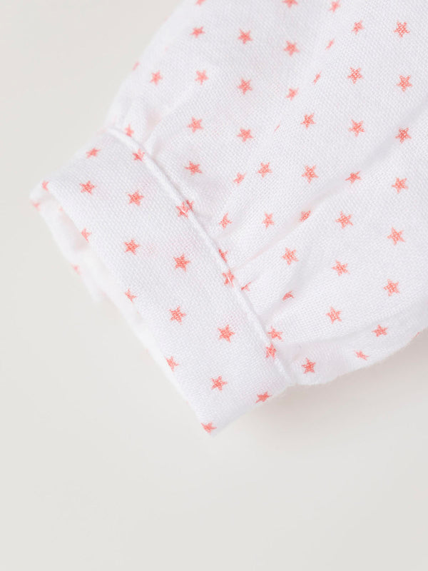 STRAWBERRY STARS CHIFFON BLOUSE STRAWBERRY