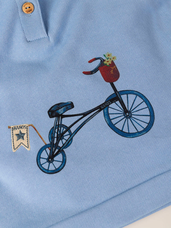 VICHY TRICYCLE BLUE HOODIE