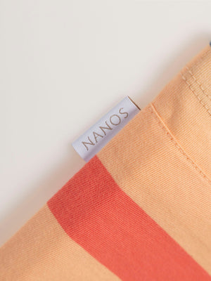 LIVE THE WAVES BLUE MULTICOLOR STRIPED T-SHIRT