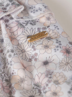 PINK FLOWER BALLOON SKIRT