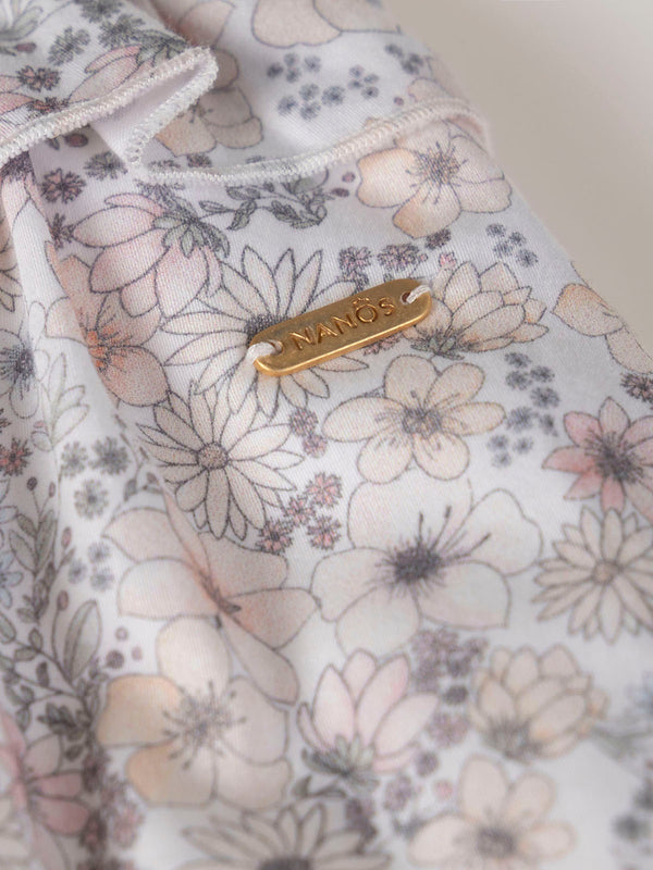 PINK FLOWER BALLOON SKIRT