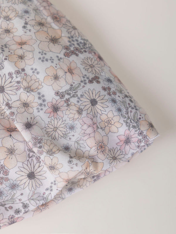 PINK FLOWER BALLOON SKIRT