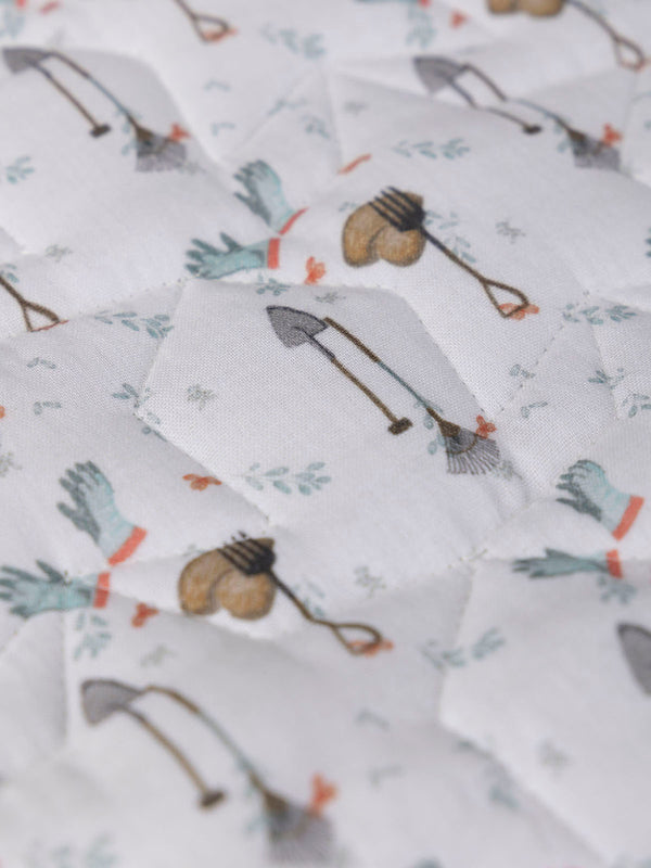 LIGHT GREEN GARDEN PRINT CHANGING MAT