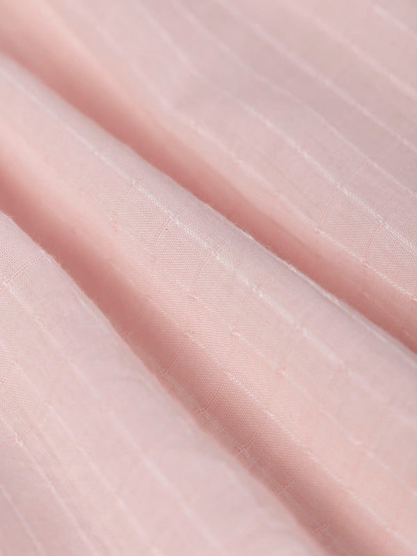 LIGHT PINK FANTASY CHECKED INTERIOR DRESS