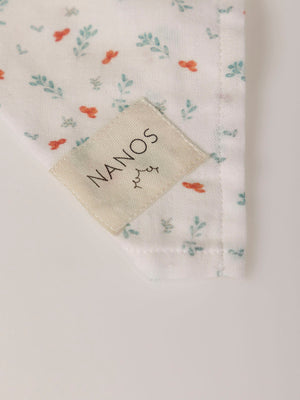 DUODUO LIGHT GREEN BRANCH PRINTED TEDDY BEAR