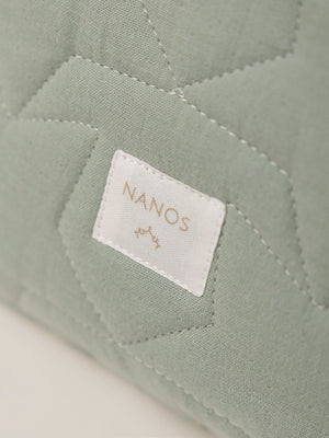 SMALL TOILETRY BAG LIGHT GREEN STARS