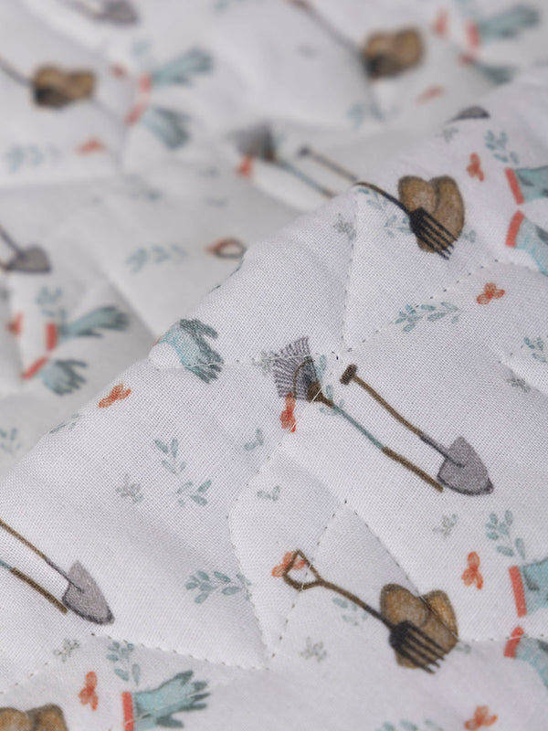 LIGHT GREEN PRINTED BABY SLEEPING BAG