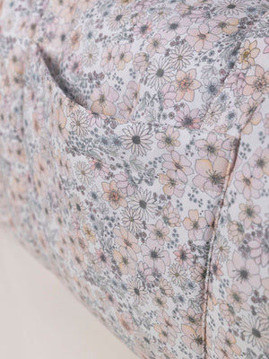 PINK FLOWER PRINT BABY LUGGAGE BAG