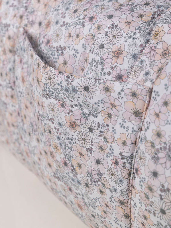 PINK FLOWER PRINT BABY LUGGAGE BAG