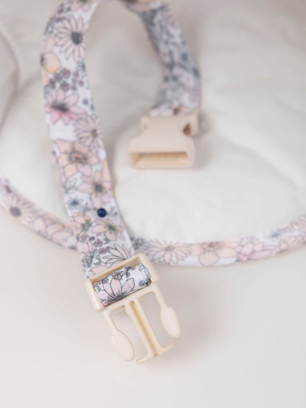 PINK FLOWER PRINT BABY LUGGAGE BAG