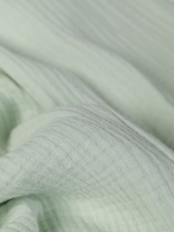 BAMBULA PANTS EMBROIDERED FLOWER HEART LIGHT GREEN