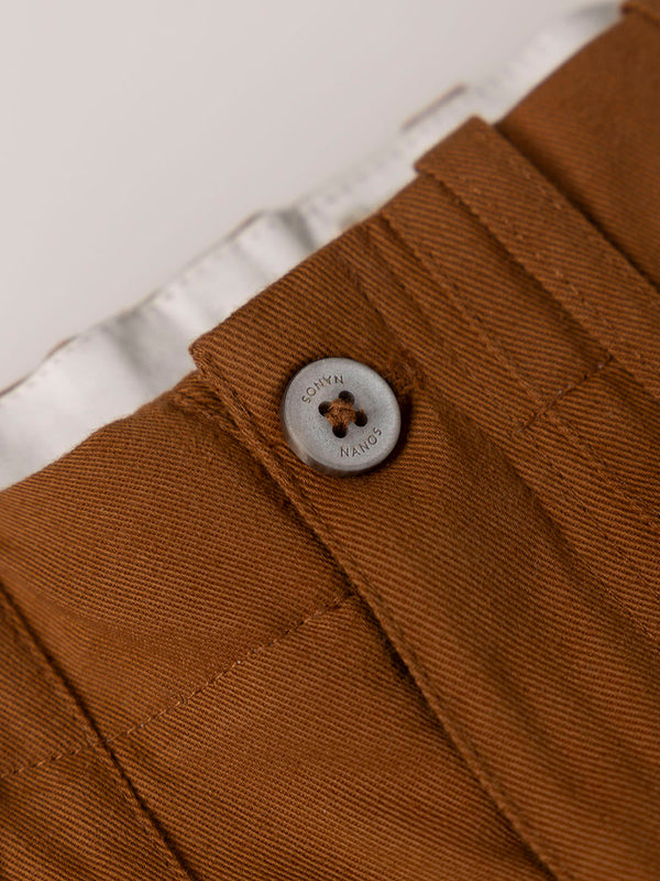 PANTALÓN CHINO CORTO LONETA TOSTADO