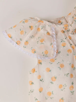 MINI WITH OFF-WHITE PEACH PRINT PLUMETTI PANTIES