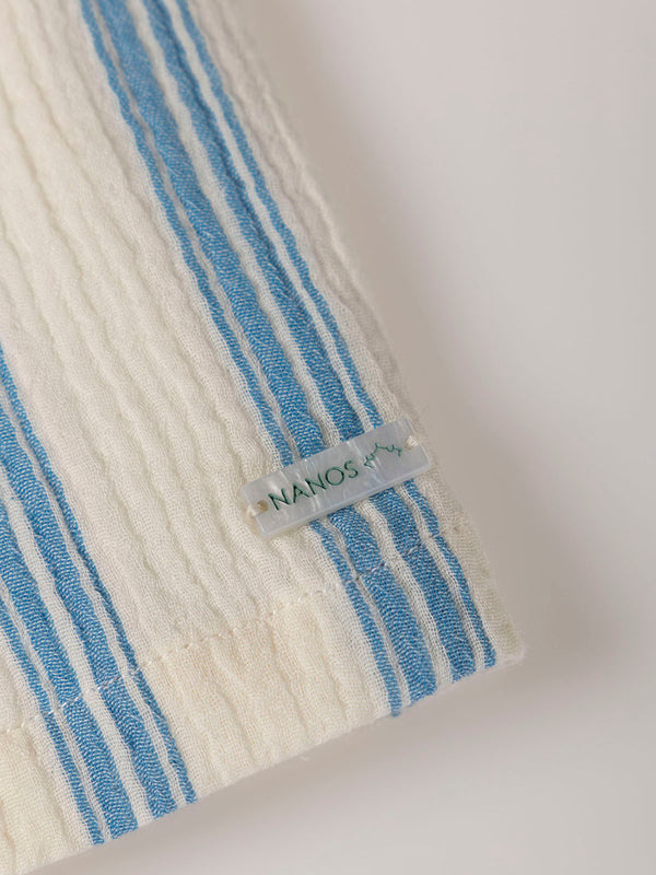 CAMISA BAMBULA RAYAS AZUL