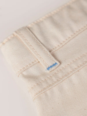 BERMUDAS LONETA CINCO BOLSILLOS BLANCO ROTO