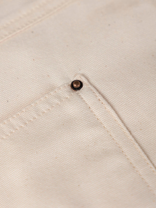 BERMUDAS LONETA CINCO BOLSILLOS BLANCO ROTO