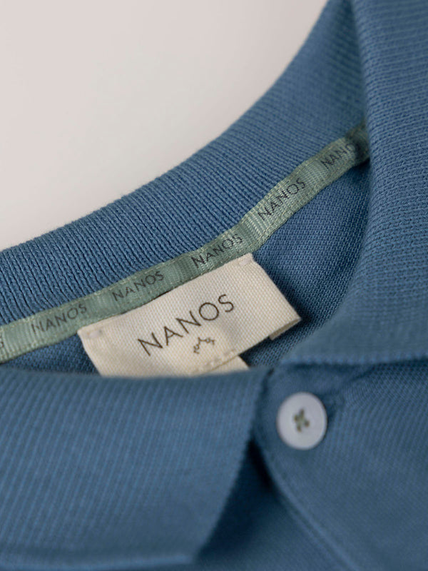 POLO EMBROIDERED LOGO MEDIUM BLUE