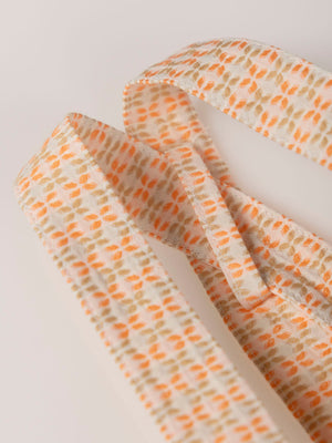 ROMPER WITH STRAPS MANDARIN STRUCTURE FABRIC