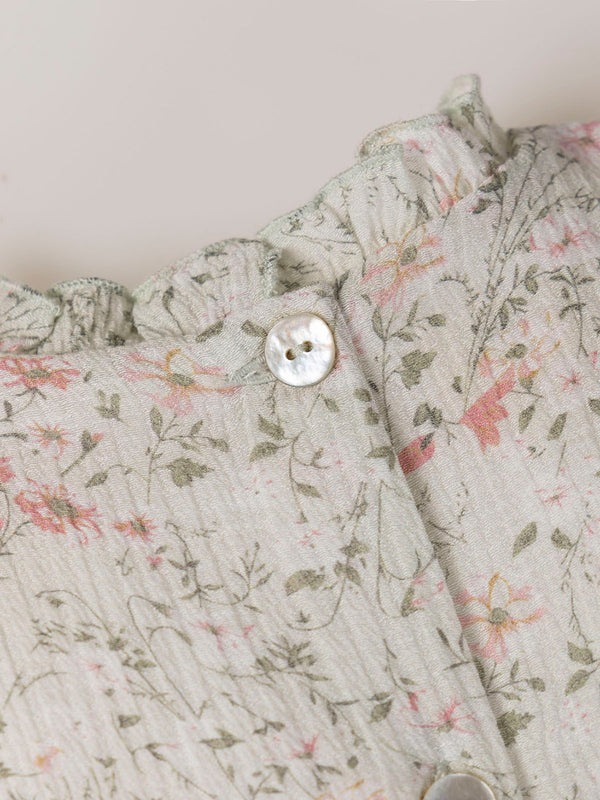 MINI WITH BAMBOO PRINT PANTIES FANTASY LIGHT GREEN