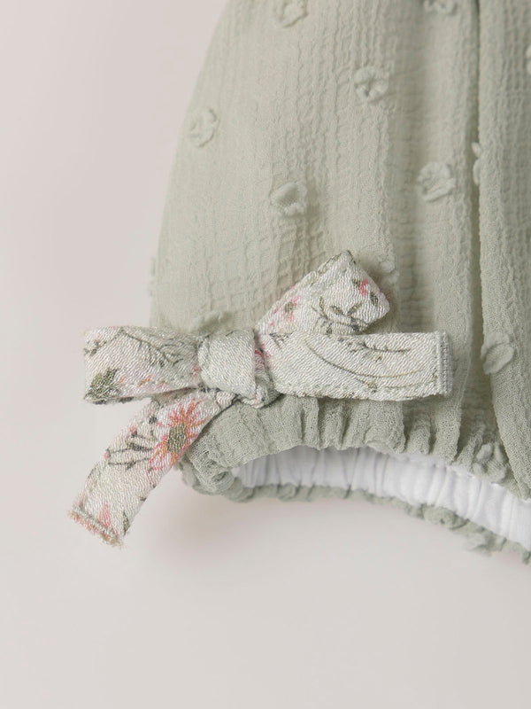 MINI WITH BAMBOO PRINT PANTIES FANTASY LIGHT GREEN