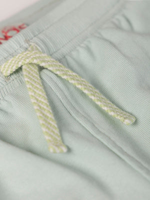 PANTALÓN CORTO DE FELPA CARGO VERDE CLARO