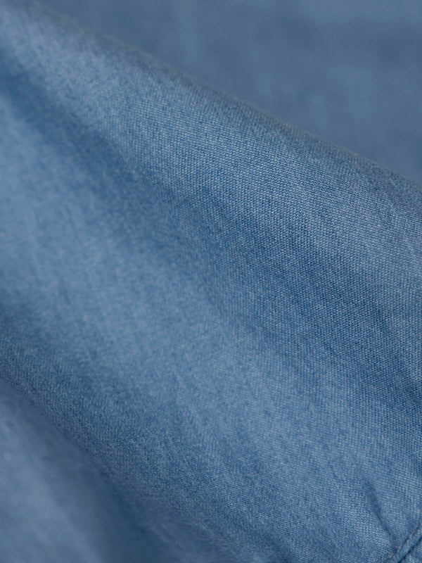 INDIGO DRAGONFLY LINING DENIM SKIRT