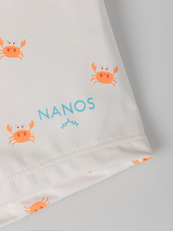 OFF-WHITE CRAB PRINT SWIMSUIT