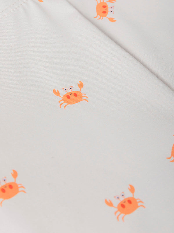 OFF-WHITE CRAB PRINT SWIMSUIT