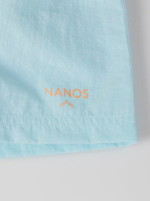 Bañador básico contrastes azul claro