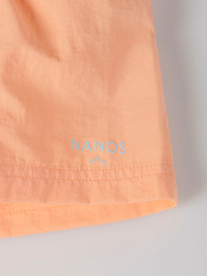 Bañador básico contrastes naranja