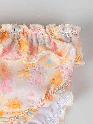 Braguita baño estampado floral multicolor