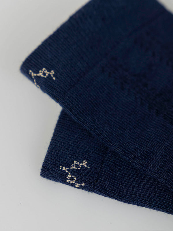 Calcetín junior ceremonia azul marino