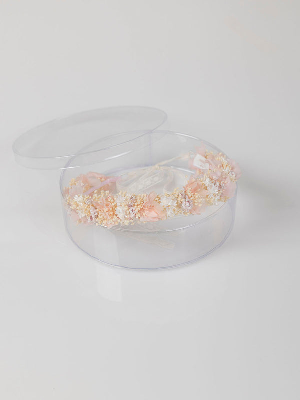 PINK LILY FLOWER CROWN