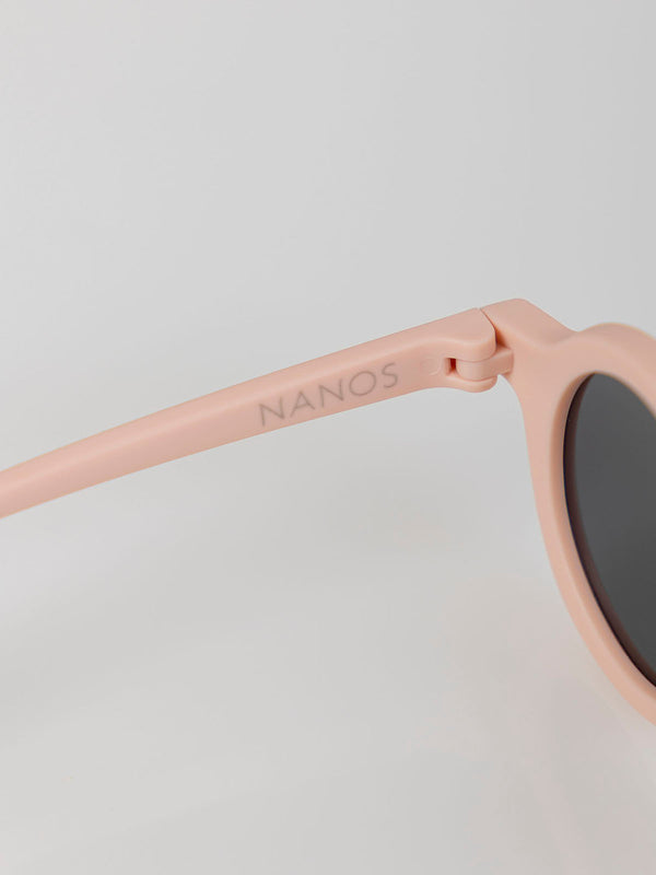 PALE PINK PLASTIC SUNGLASSES