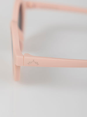 PALE PINK PLASTIC SUNGLASSES