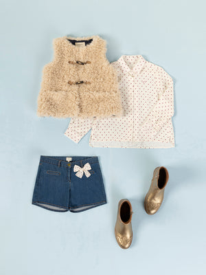 TORN FUR VEST