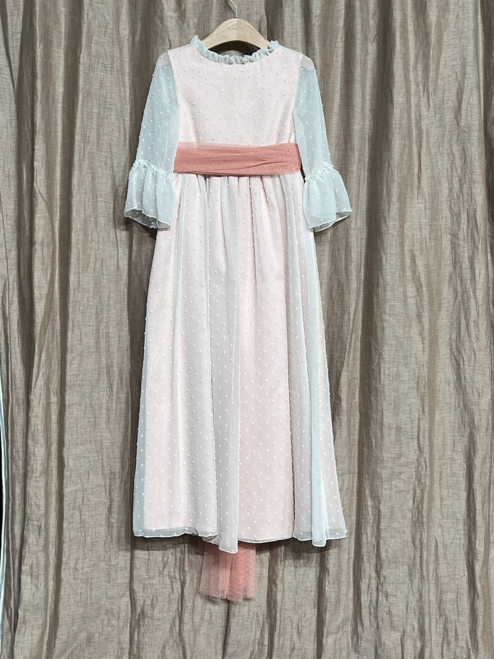 VESTIDO PROVENZ TUL ROSA