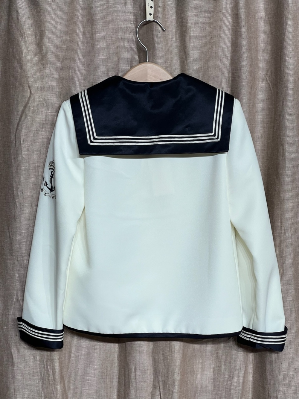 Casaca marinero blanco ancla