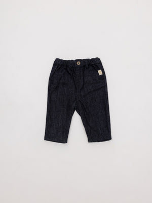 PANTALÓN CHINO LONETA PERCHADA AZUL MARINO