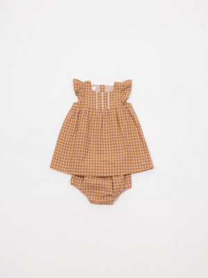 MINI CON BRAGUITA VICHY ROSA PALO