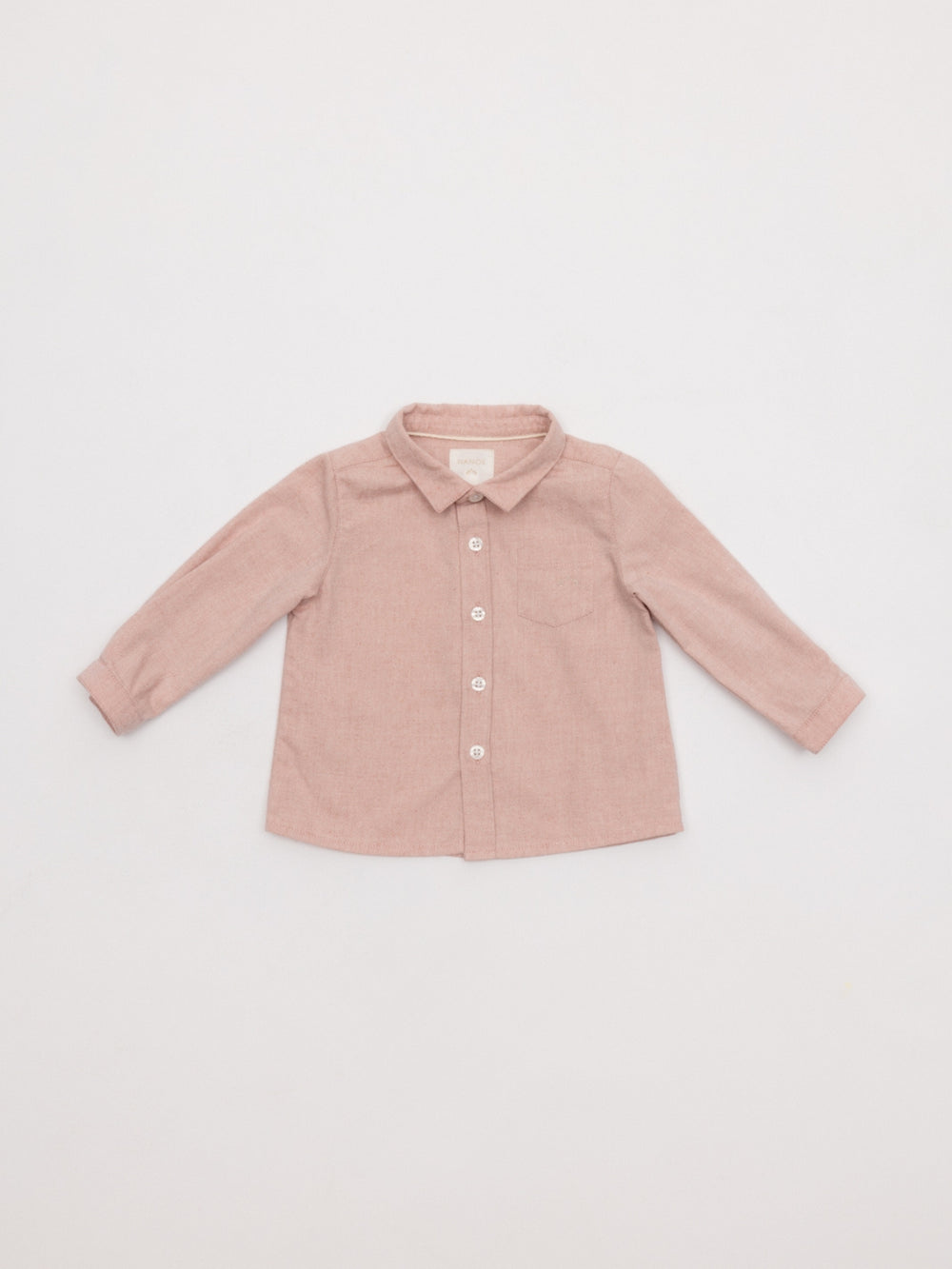 CAMISA OXFORD LIGERO GRANATE CLARO