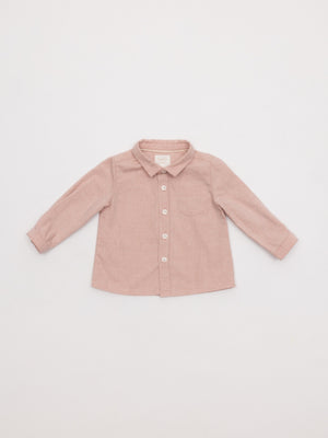 CAMISA OXFORD LIGERO GRANATE CLARO