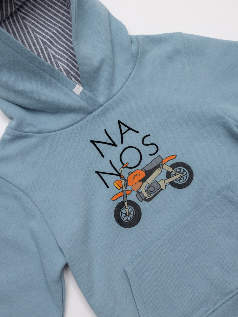 SUDADERA FELPA NANOS AZUL