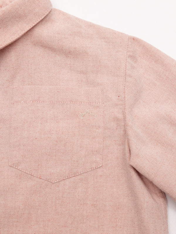 CAMISA OXFORD LIGERO GRANATE CLARO